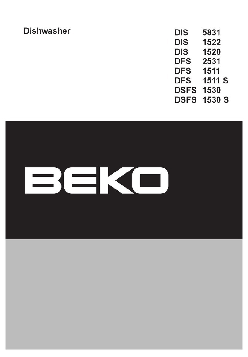 Beko DFS 1511 User manual