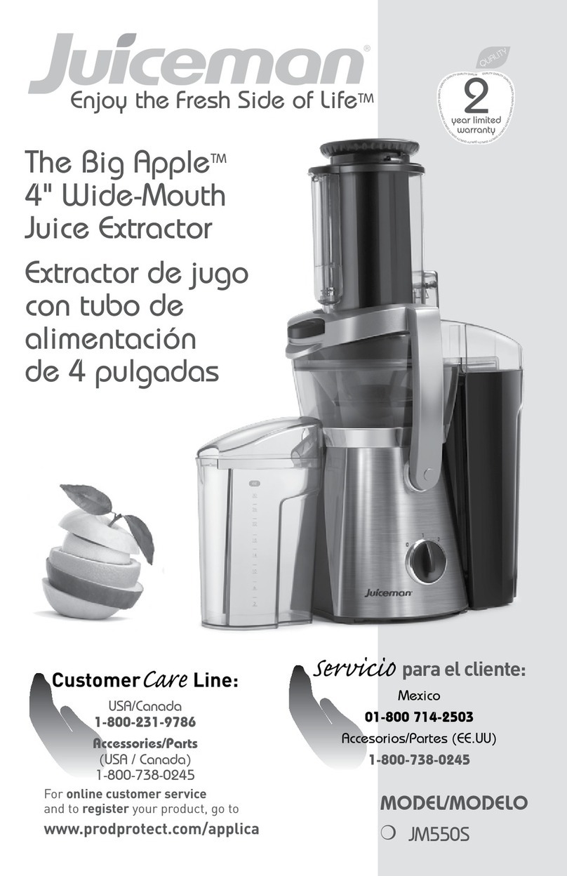 Juiceman The Big Apple JM550S manual