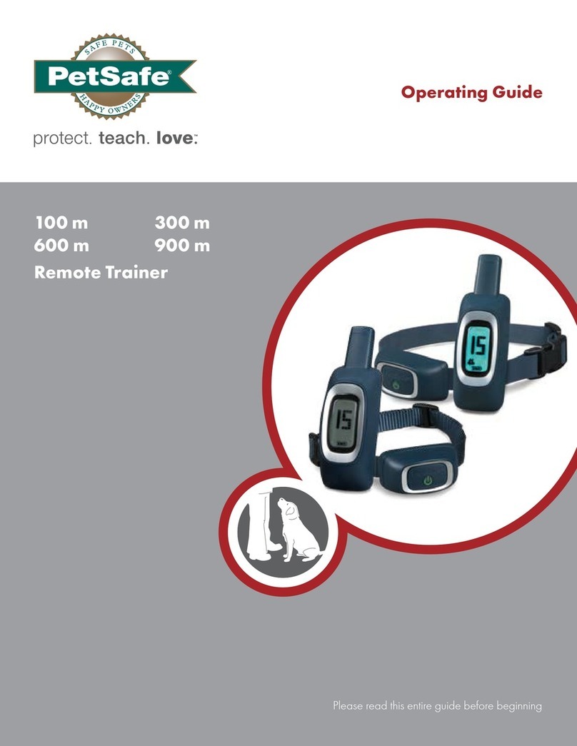 Petsafe Remote Trainer Lite 100 m operating guide Petsafe Remote Trainer Lite 100 m operating guide