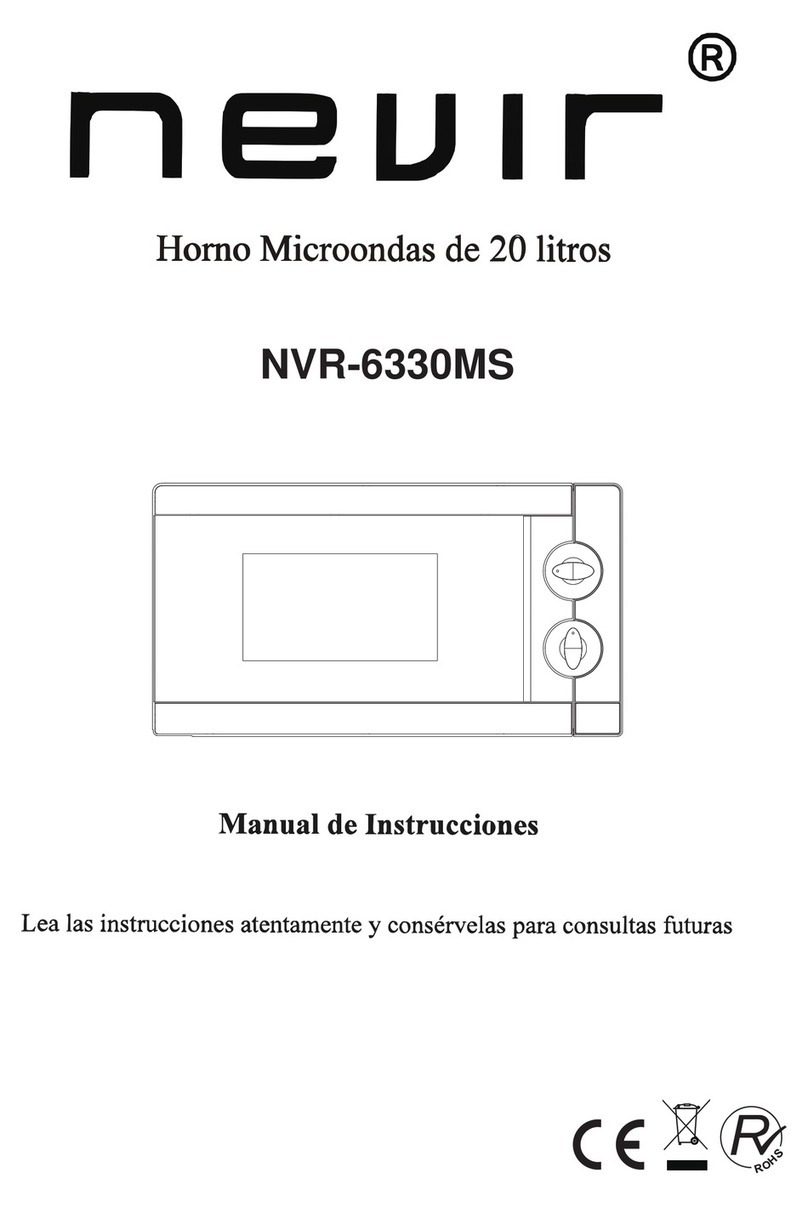 Nevir NVR-6330MS instruction manual