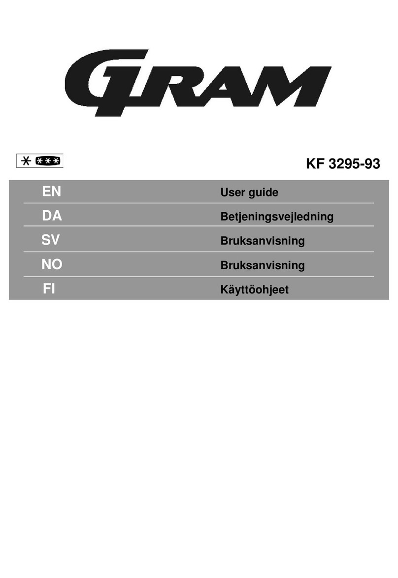 Gram KF 3295-93 User manual