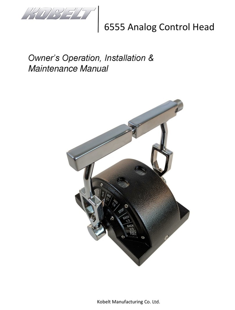 Kobelt 6555 Owner's operation