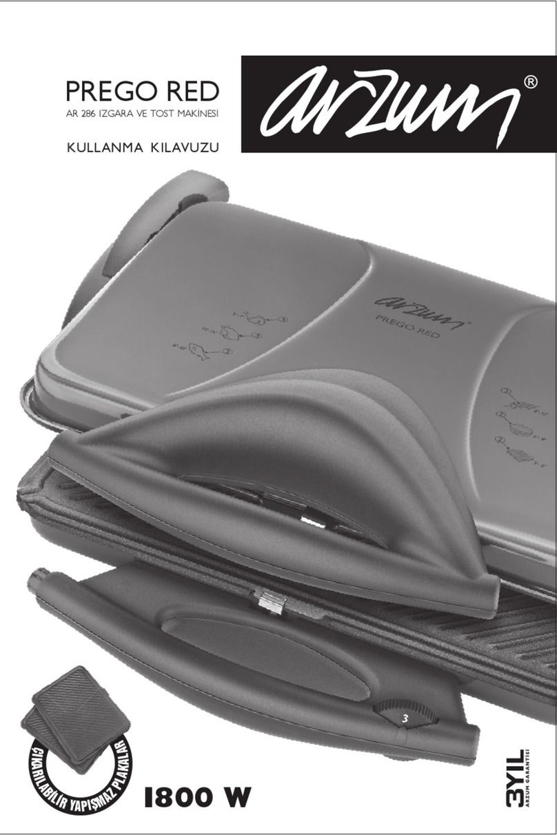 Arzum PREGO RED manual