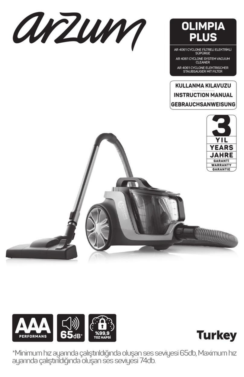 Arzum OLIMPIA PLUS instruction manual