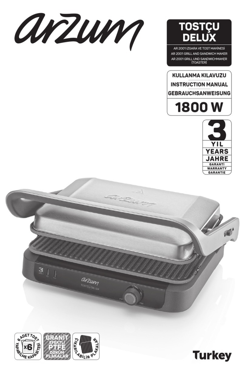 Arzum AR 2001 instruction manual