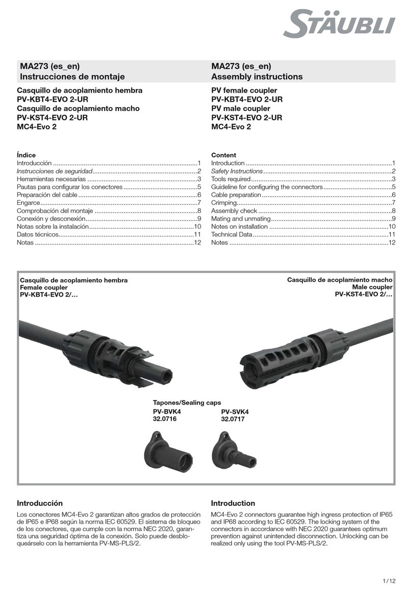 Staubli MC4-Evo 2 Series User manual