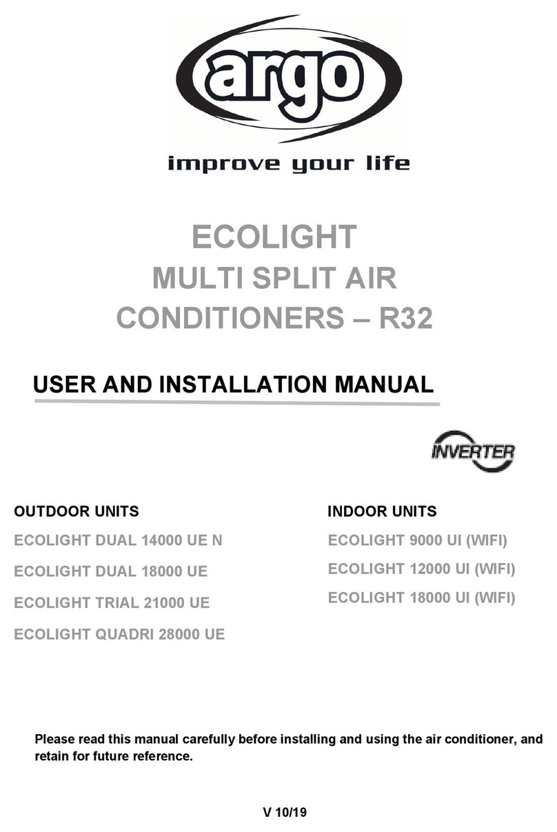 Argo ECOLIGHT DUAL 18000 UE Operating manual Argo ECOLIGHT DUAL 18000 UE Operating manual