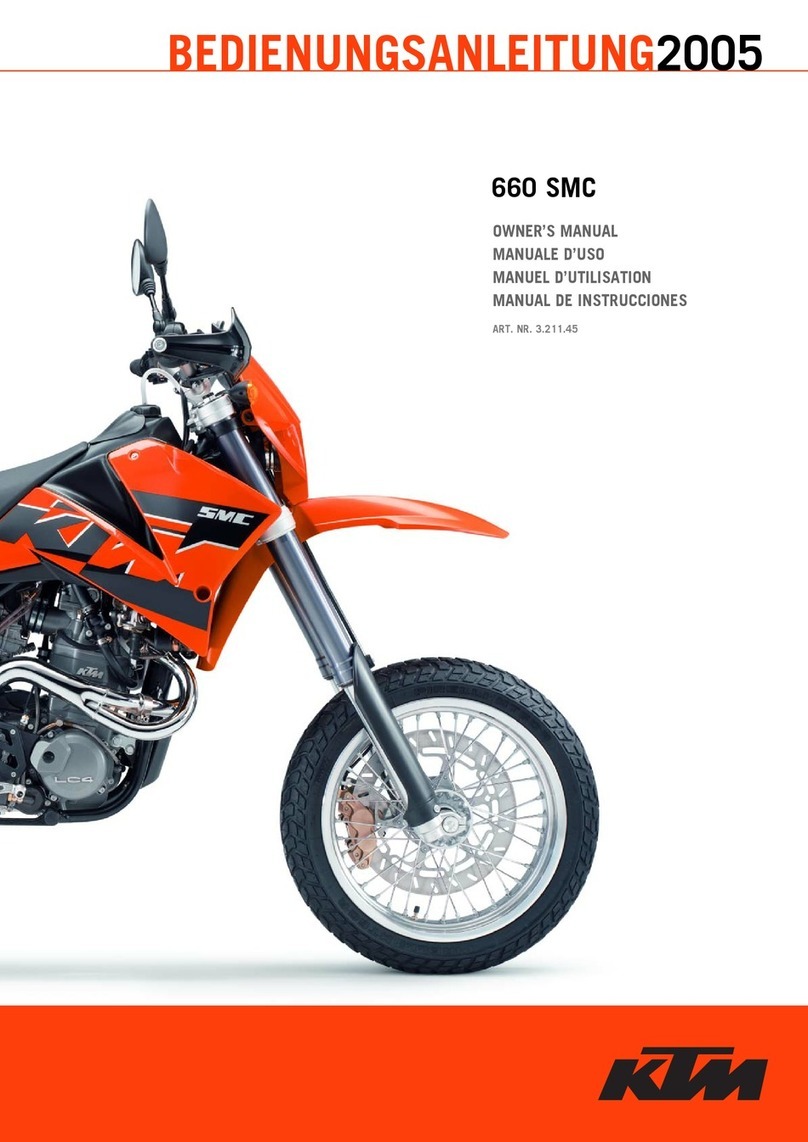 KTM 660 SMC 2005 owner's manual