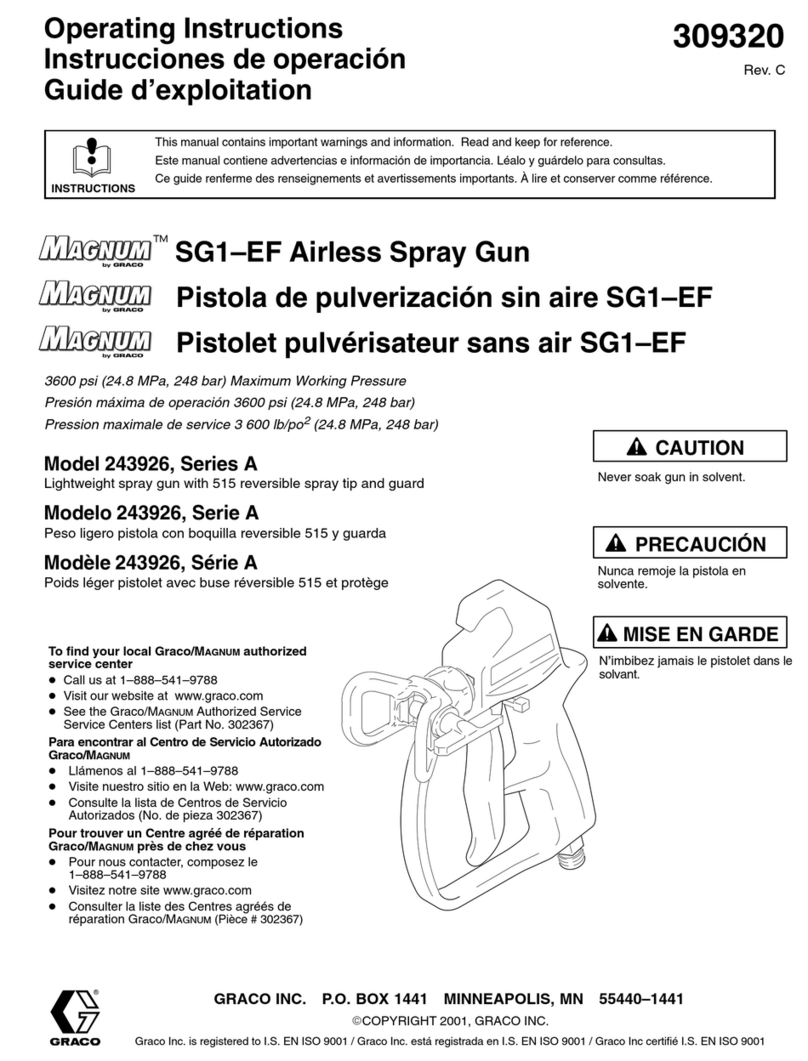 Graco Magnum SG1-EF User manual