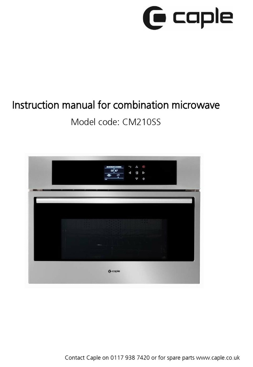 Caple CM210SS User manual