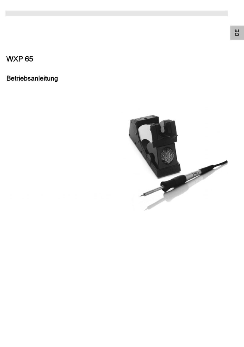 Weller WXP?65 User manual