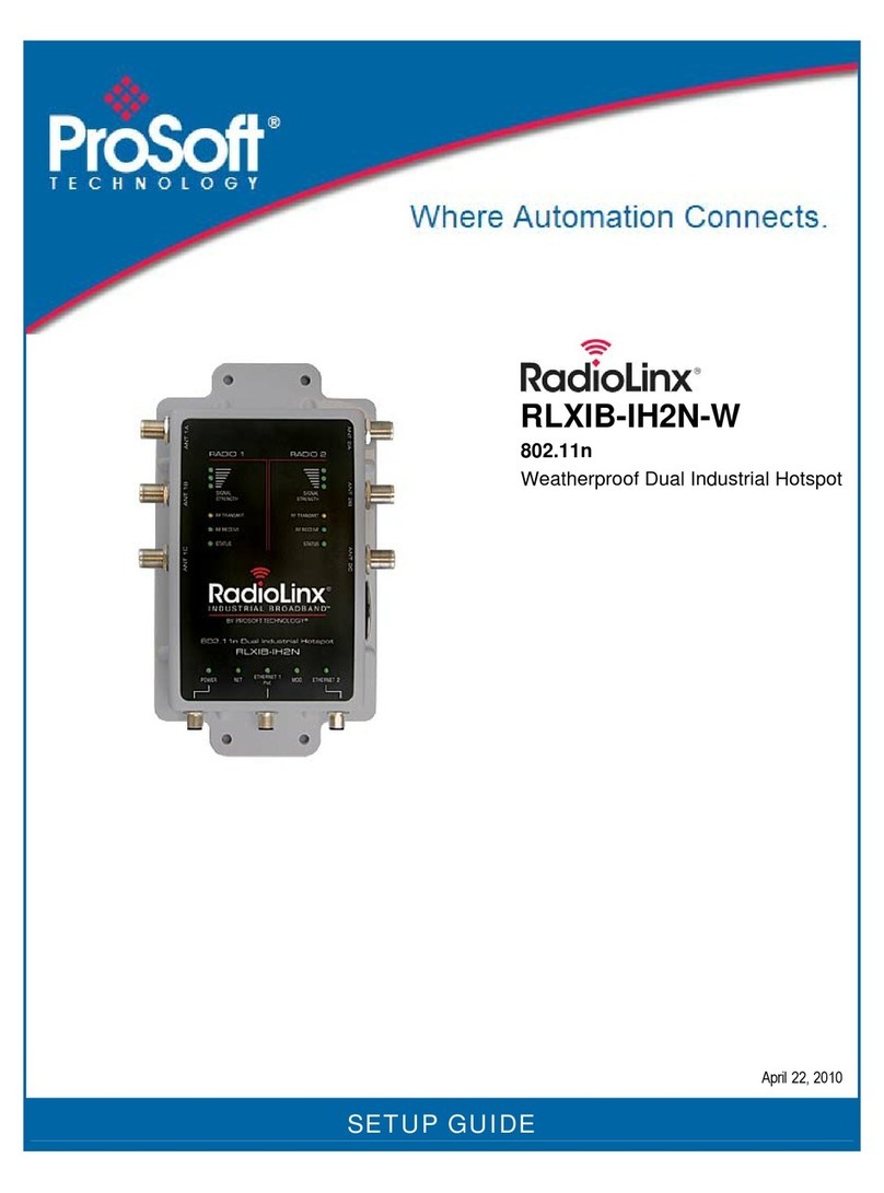 ProSoft Technology RadioLinx RLXIB-IH2N-W User manual