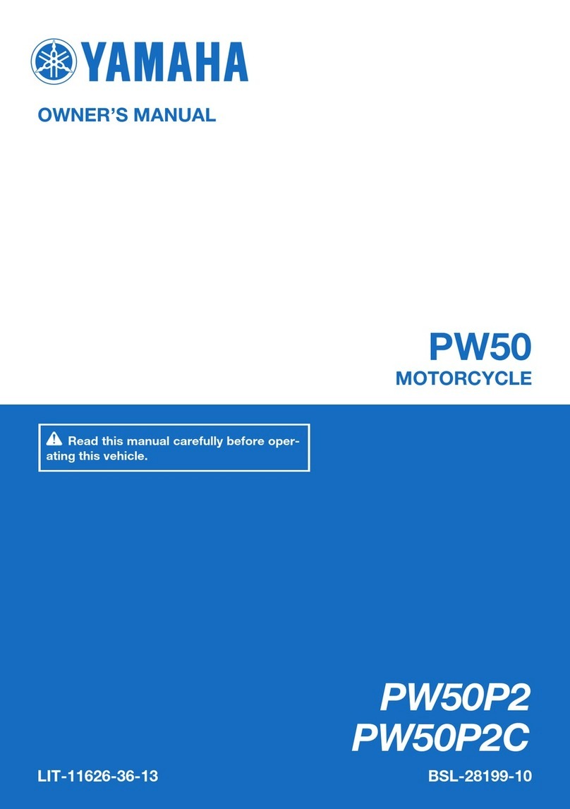 Yamaha PW50P 2023 owner's manual