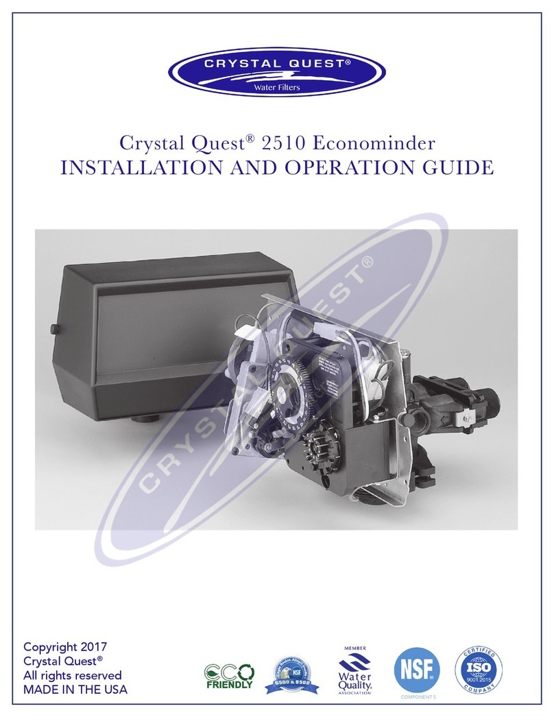 Crystal Quest 2510 Installation and operation guide