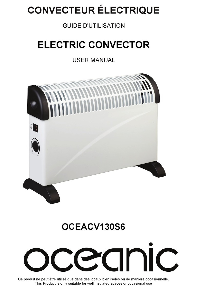 Oceanic OCEACV130S6 User manual