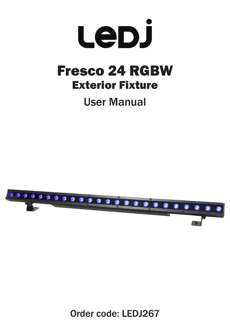 Ledj Fresco 24 RGBW Exterior Fixture user manual