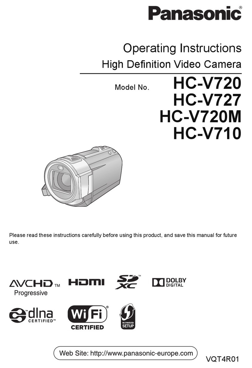 Panasonic HC-V727 User manual Panasonic HC-V727 User manual