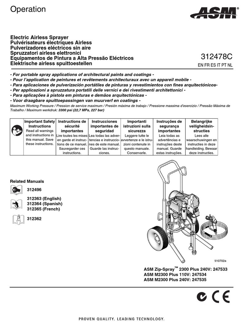 ASM Zip-Spray 2300 Plus Hi-Boy Instruction Manual