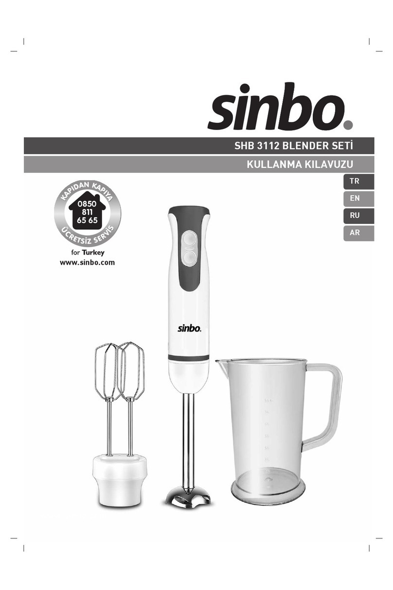 Sinbo SHB 3112 User manual Sinbo SHB 3112 User manual