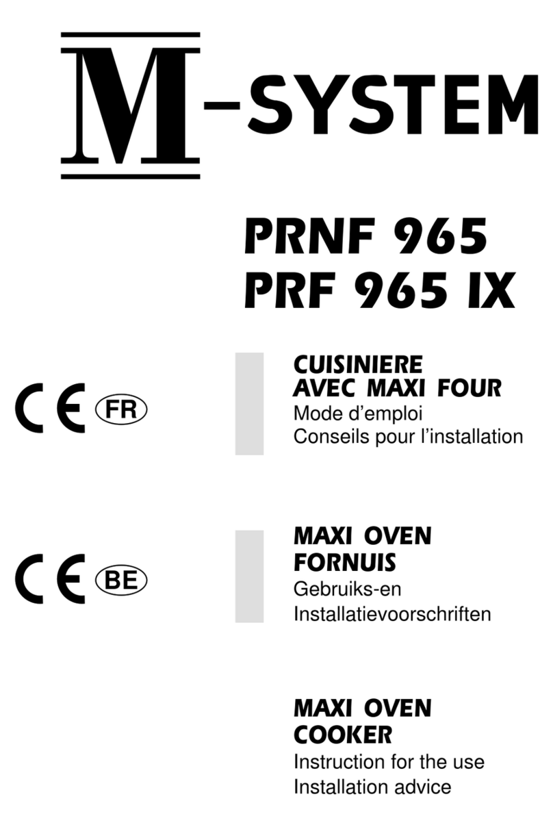 M-system PRF 965 IX Installation and operating instructions