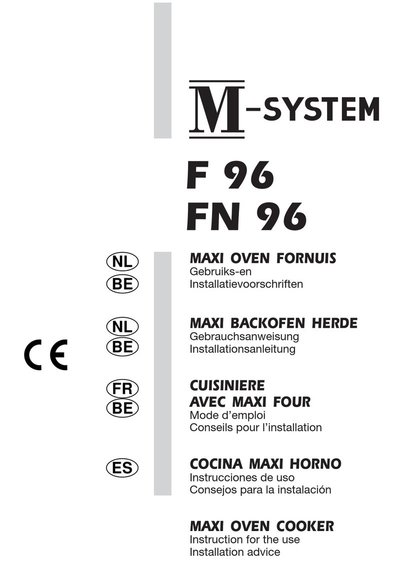 M-system FN 96 Instruction for the use - installation advice