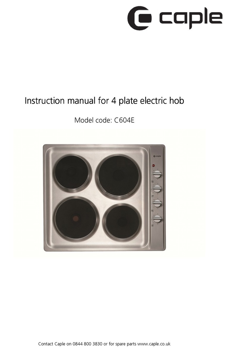 Caple C604E User manual