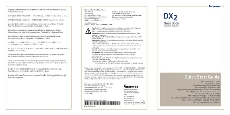 Intermec FlexDock DX2 User manual
