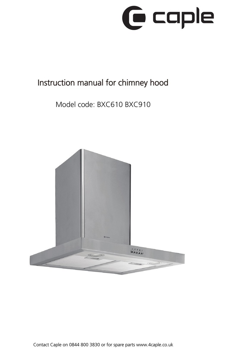 Caple BXC610 User manual Caple BXC610 User manual