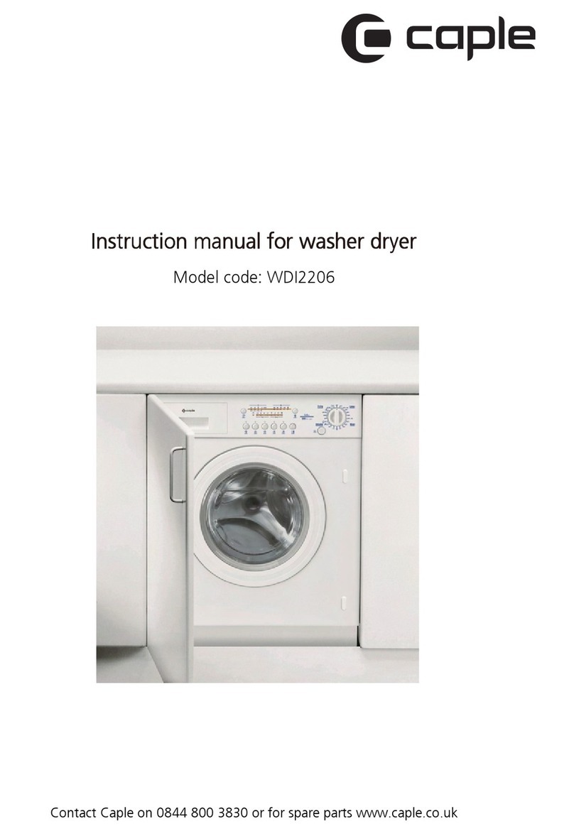 Caple WDI2206 instruction manual