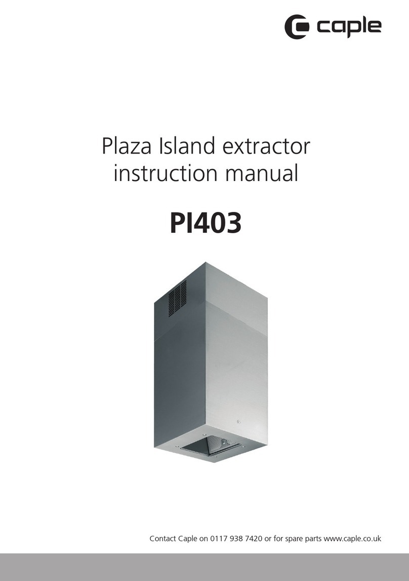 Caple PI403 User manual