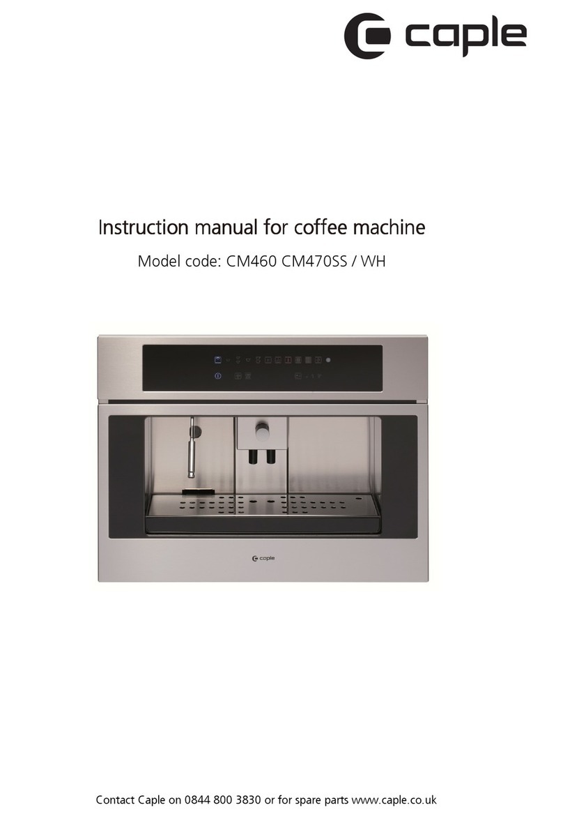 Caple CM470SS instruction manual