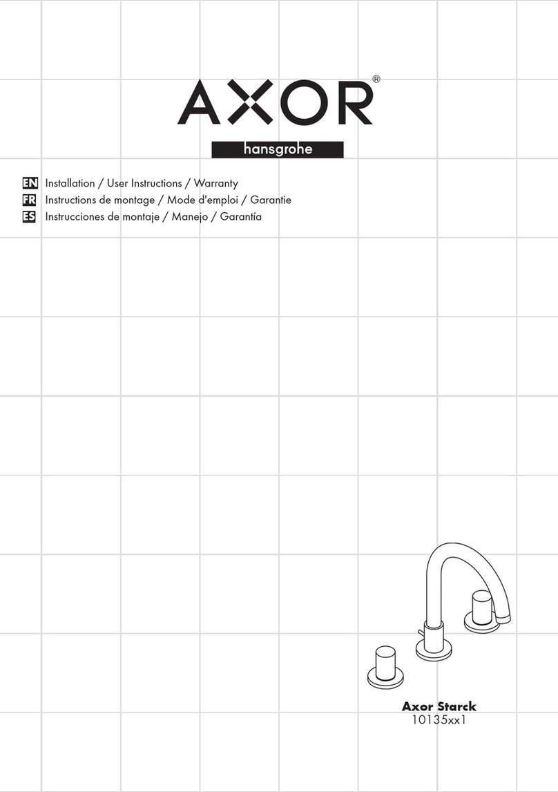 Hans Grohe Axor Starck 10135 1 Series Instruction Manual
