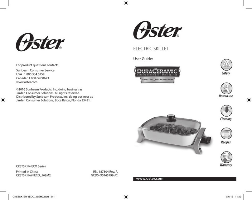 Oster CKSTSK16-IECO Series user guide