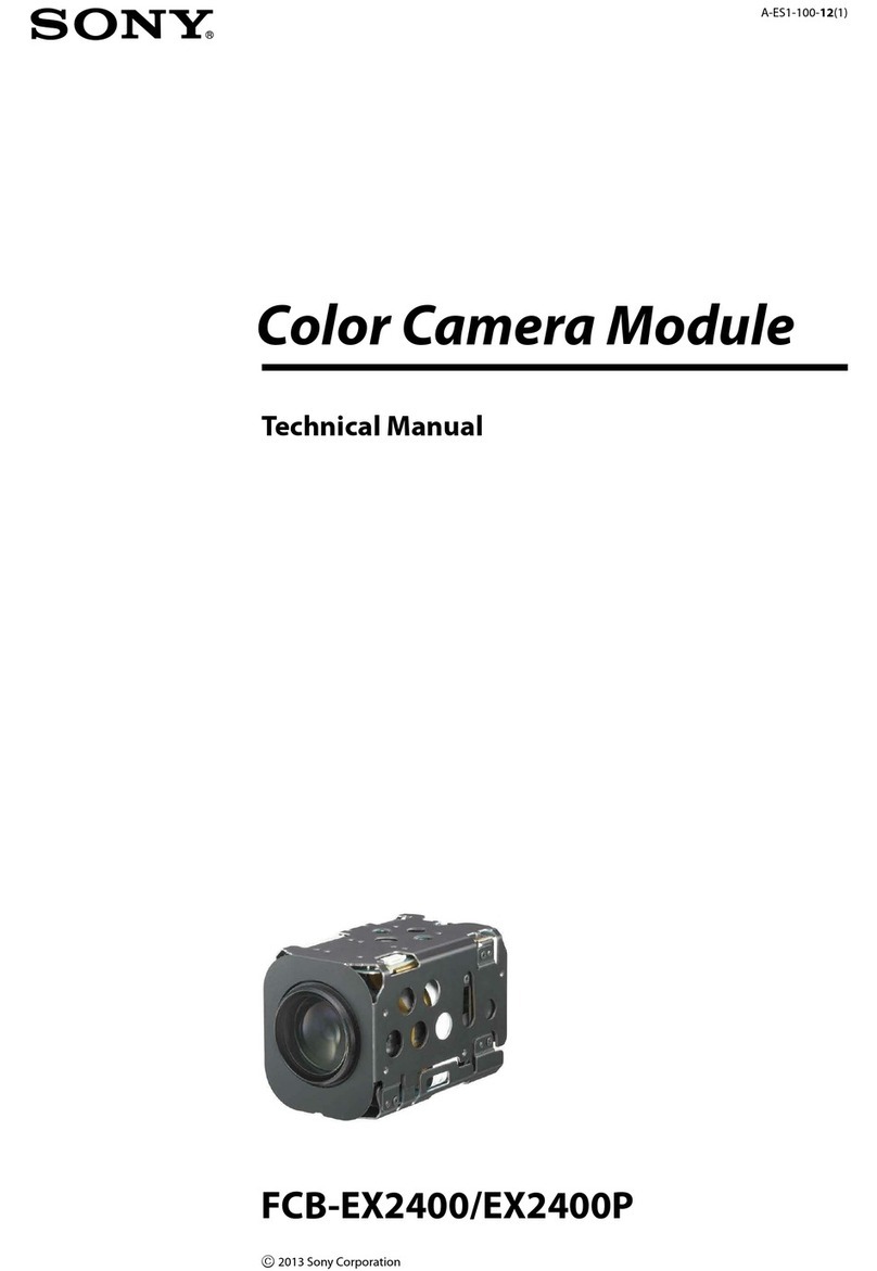 Sony FCB-EX2400 User manual Sony FCB-EX2400 User manual