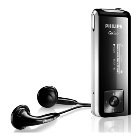 Philips GoGear SA1340 quick start guide