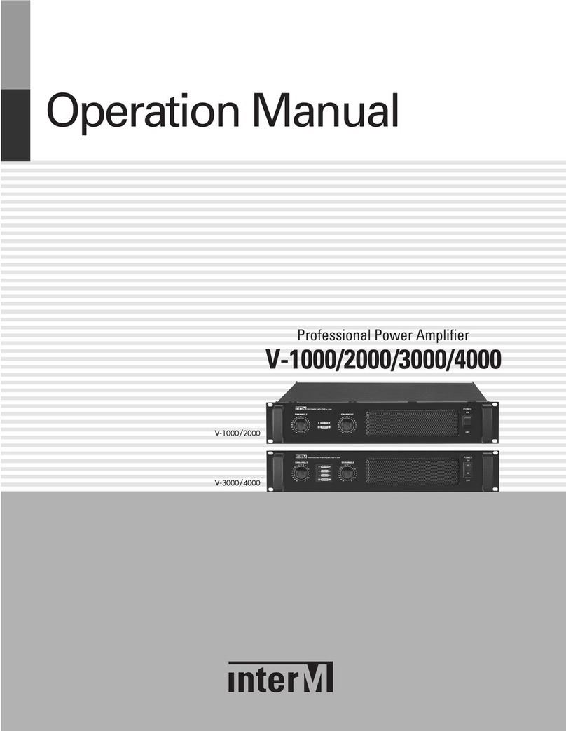 Inter-m V-1000 Operation manual