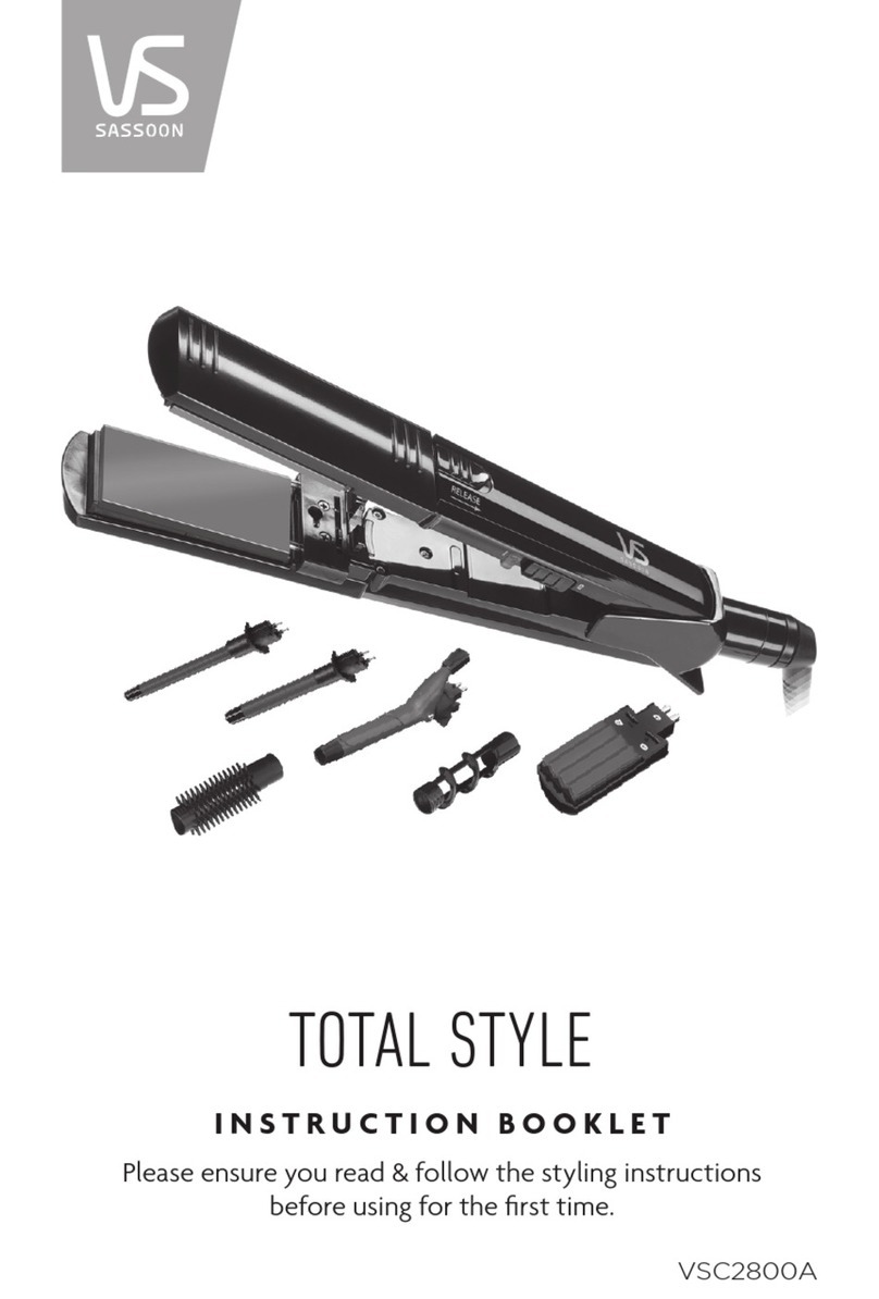 VS Sassoon TOTAL STYLE User manual