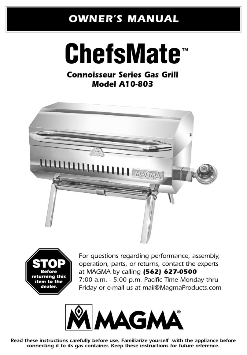 Magma ChefsMate Connoisseur Series User manual