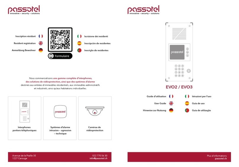 Passotel EVO2 User manual