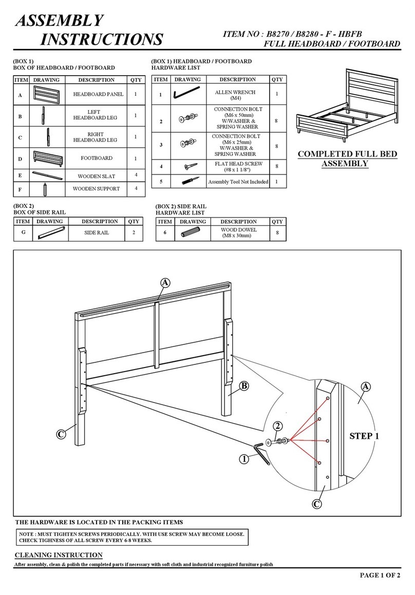 AVB B8270-F-HBFB Assembly instructions