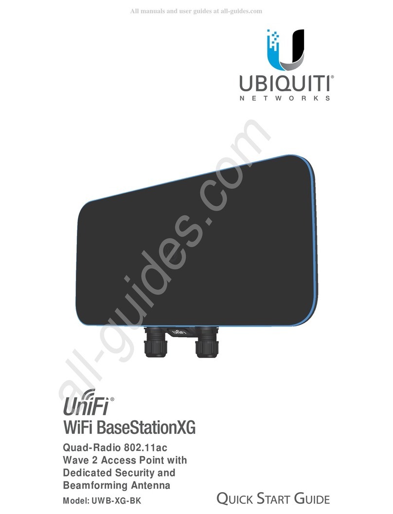 Ubiquiti UniFi Wifi BaseStationXG User manual Ubiquiti UniFi Wifi BaseStationXG User manual