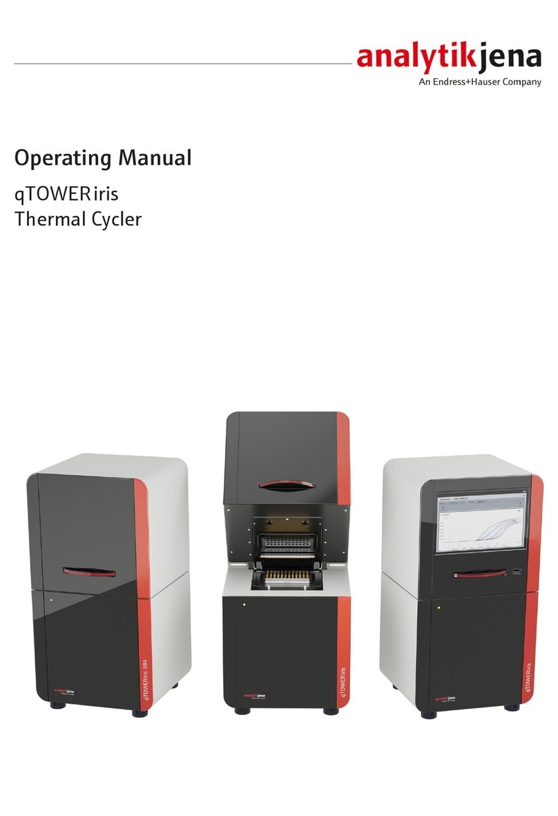 Endress+Hauser analytikjena qTOWER iris User manual