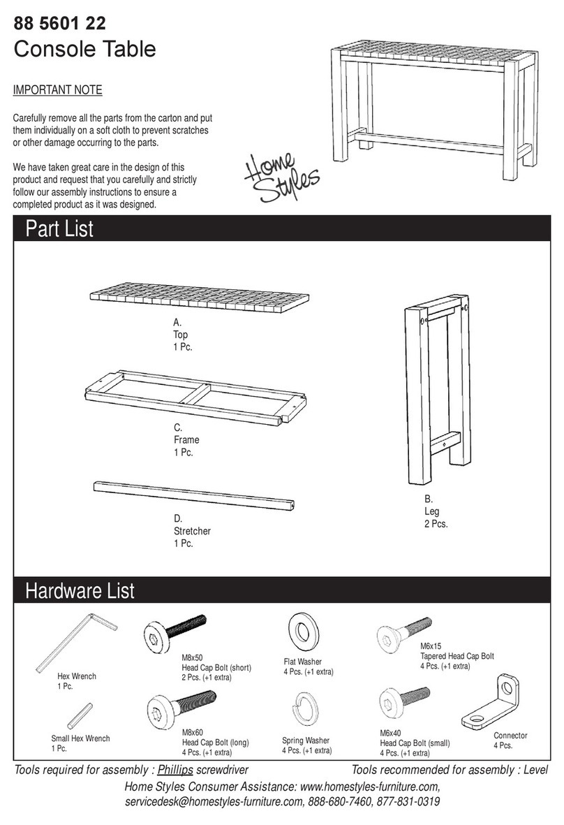 Home Styles 88 5601 22 User manual