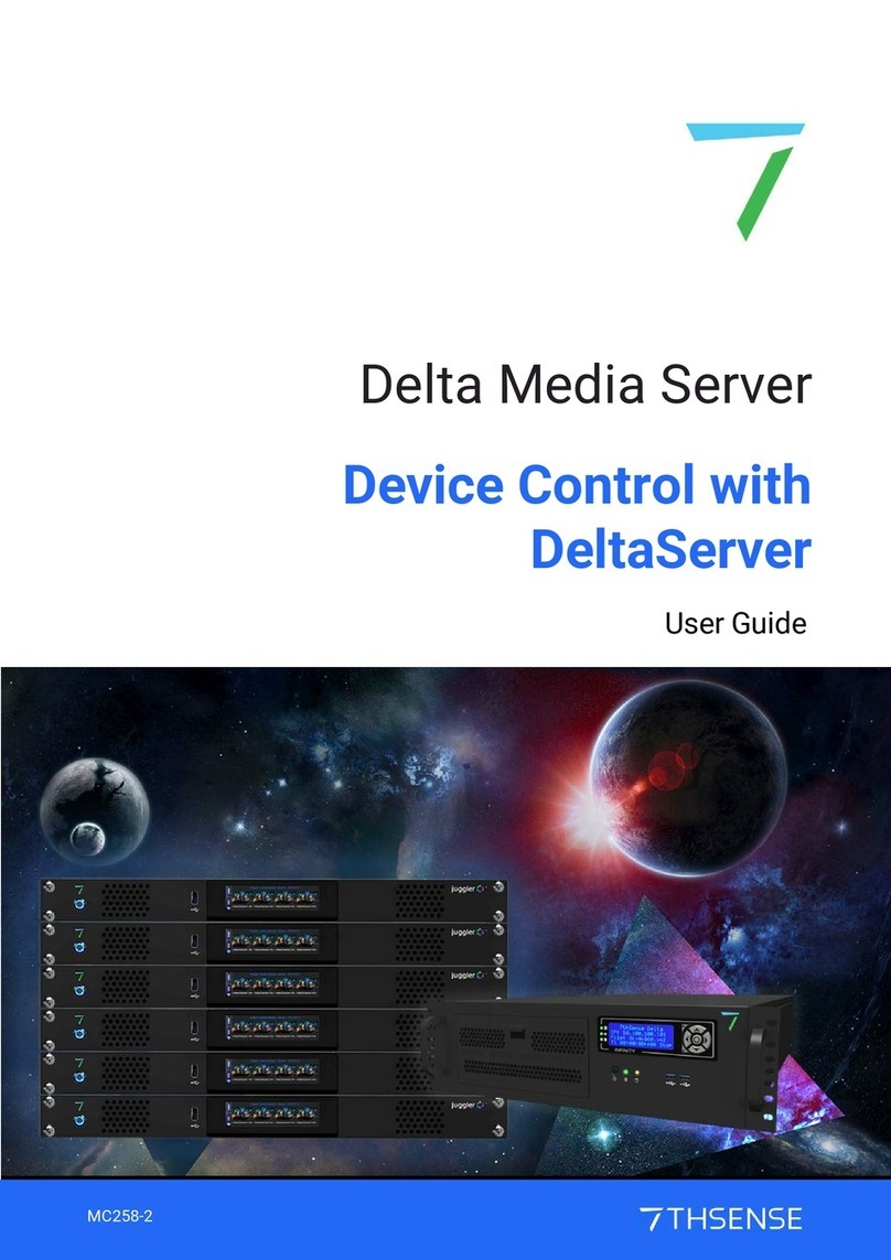 7th Sense DeltaServer User manual