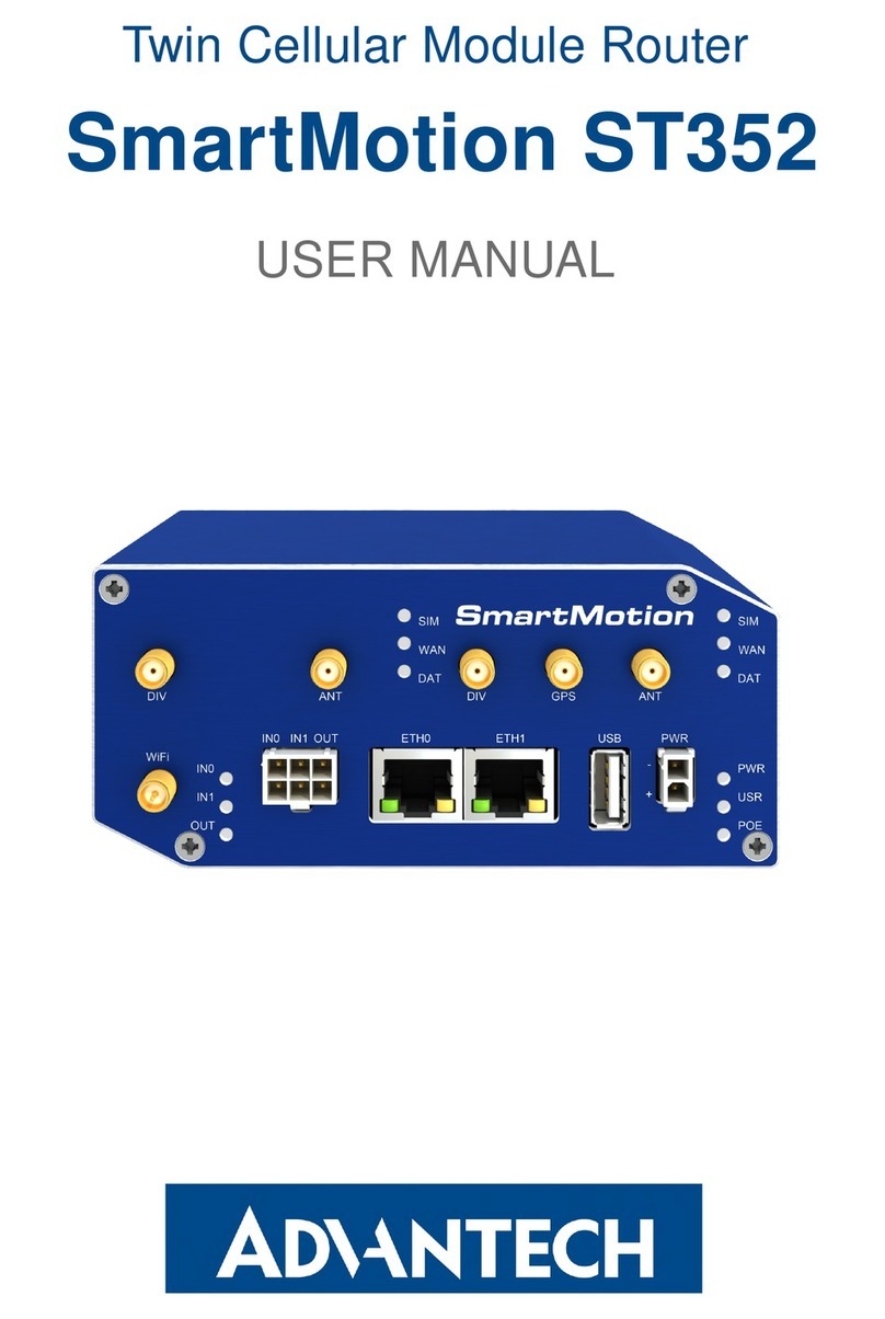 Advantech SmartMotion ST352 User manual Advantech SmartMotion ST352 User manual