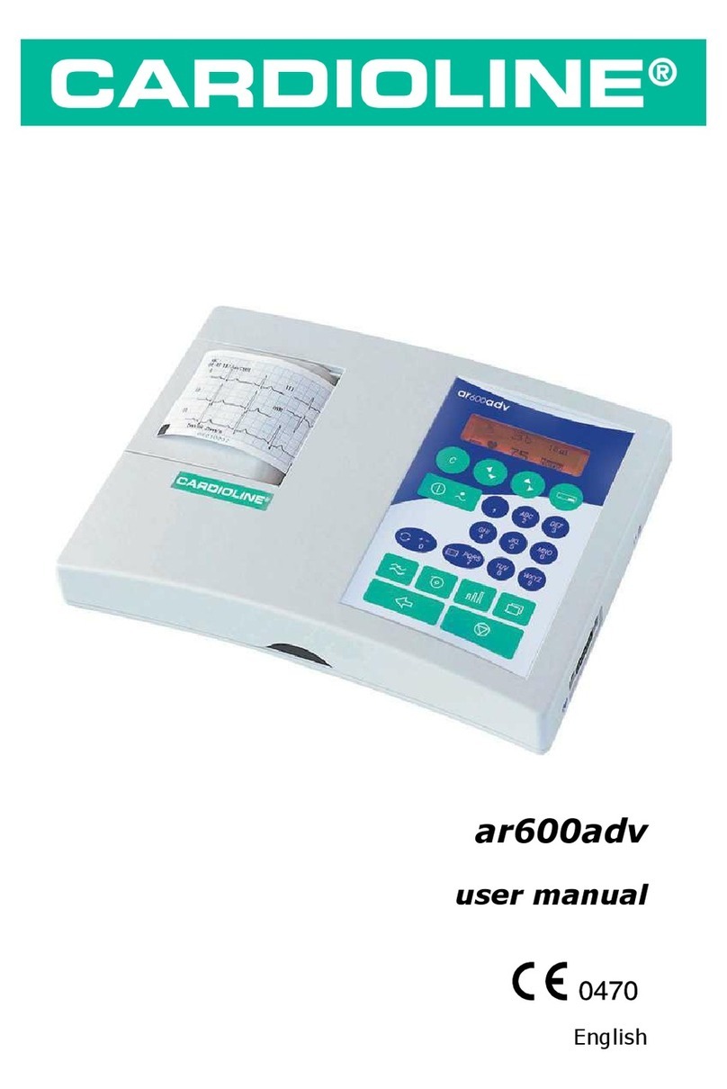Cardioline ar600adv user manual
