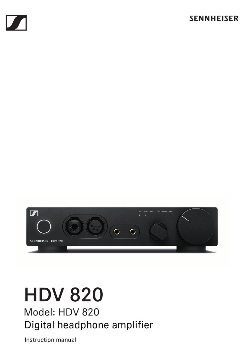 Sennheiser HDV 820 instruction manual