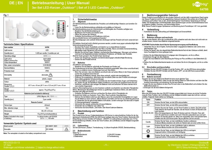 Goobay Outdoor User manual