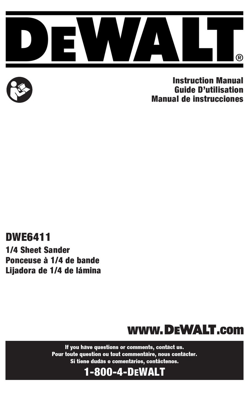 DeWalt dwe6411 User manual