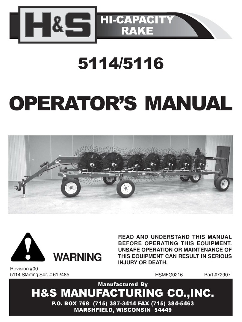 H&S 5114 Operator's manual